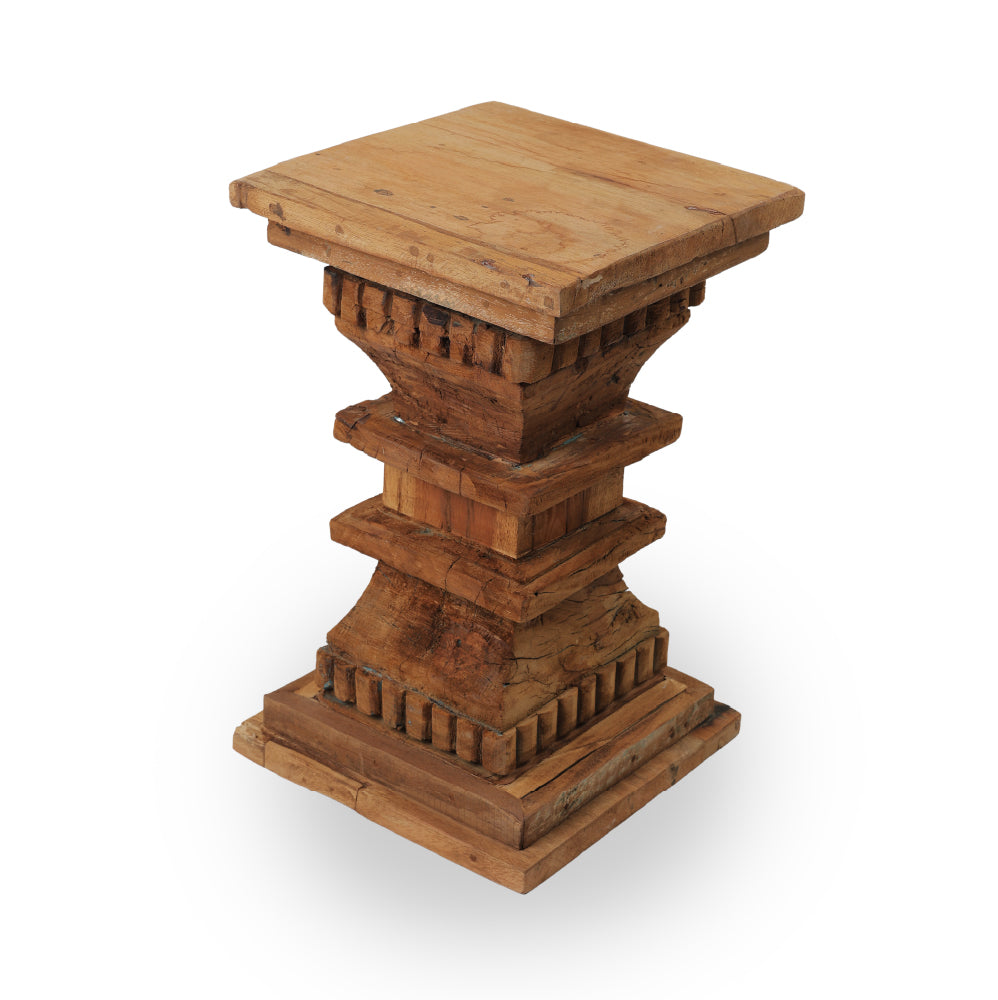 Plain Pillar Base Stool