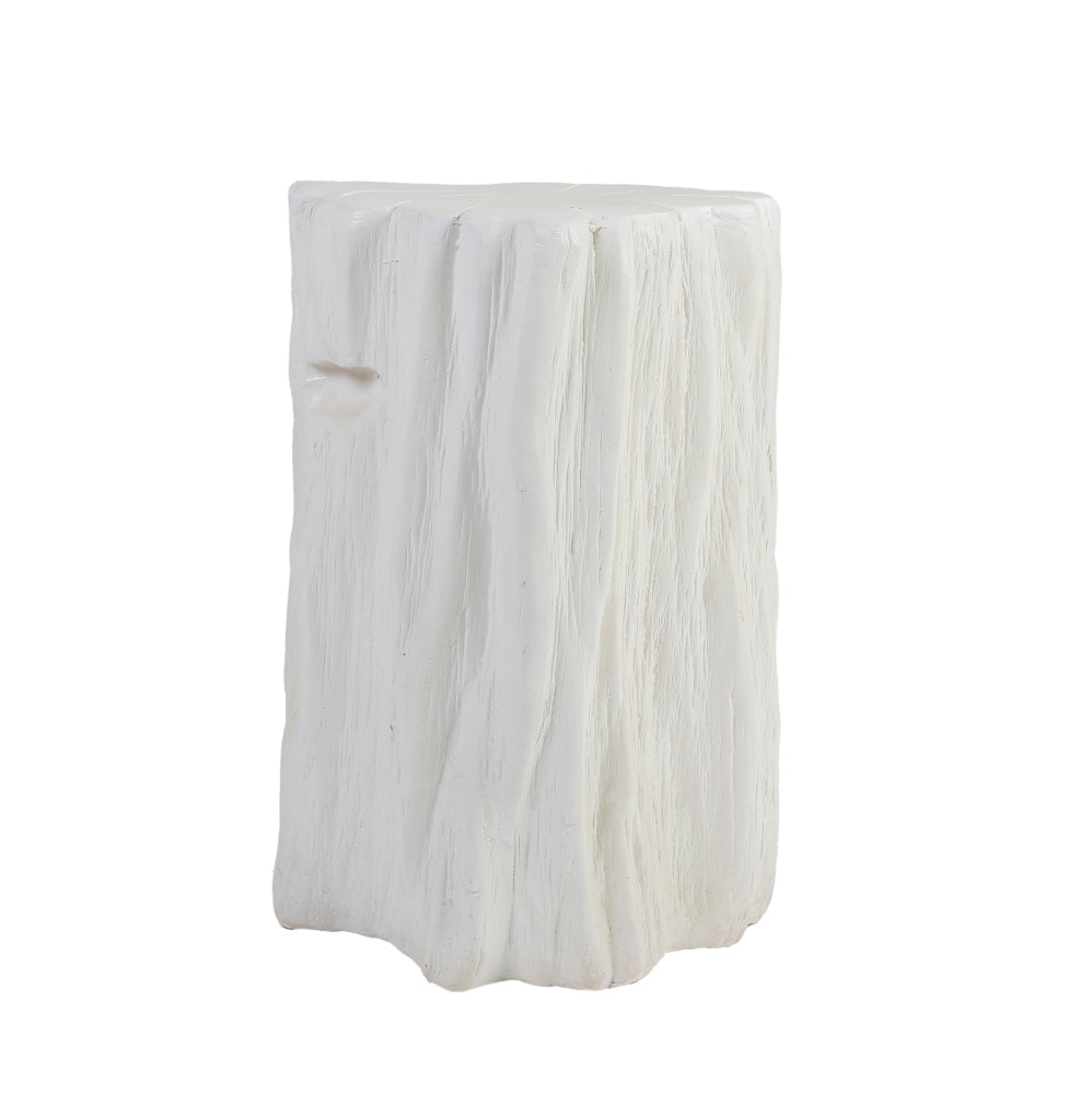 White Tree Trunk Stool
