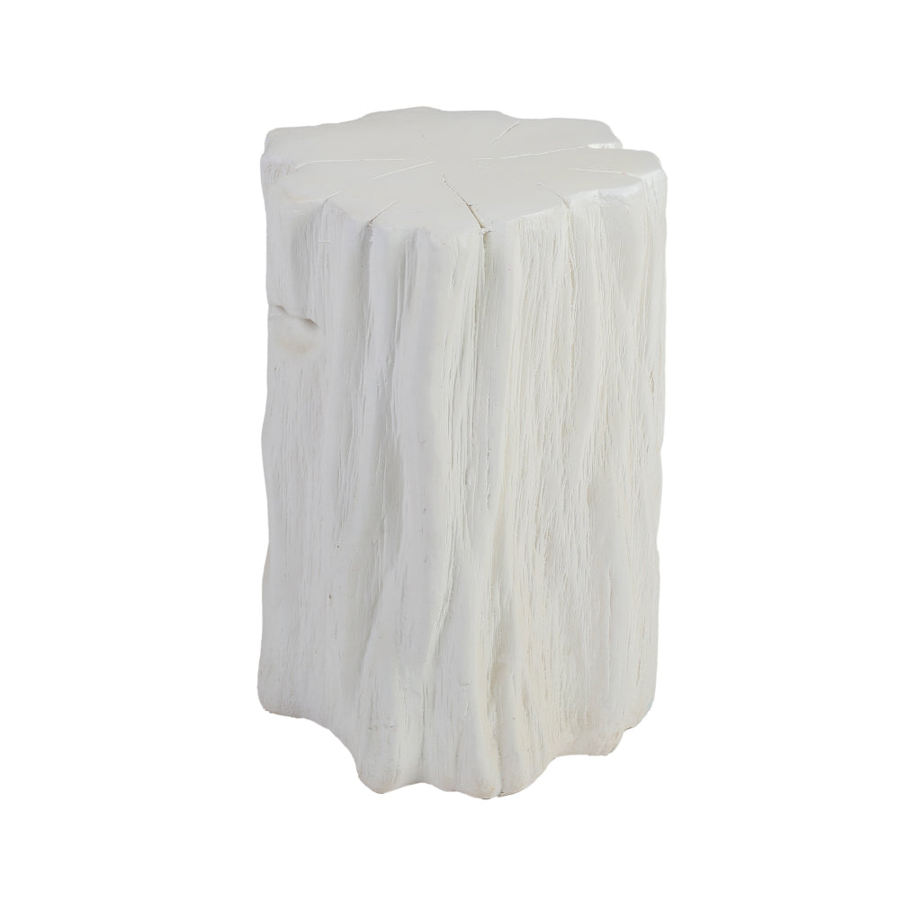 White Tree Trunk Stool