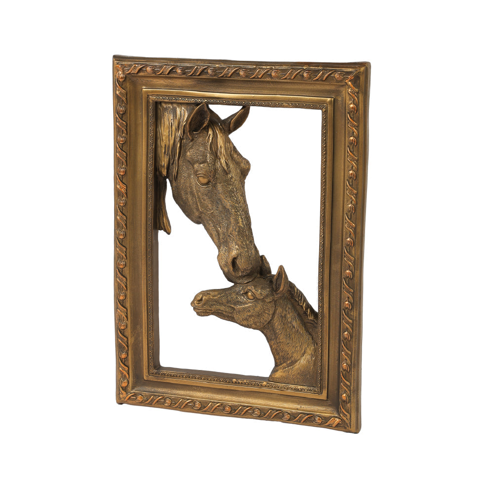 25.5 X 6.5 X 36cm Horses Wall Decor.