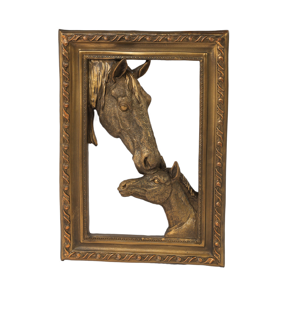 25.5 X 6.5 X 36cm Horses Wall Decor.