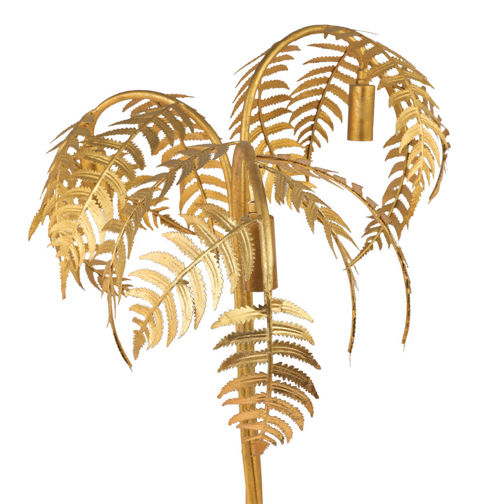 Small Golden Palm Table Lamp Table Lamp