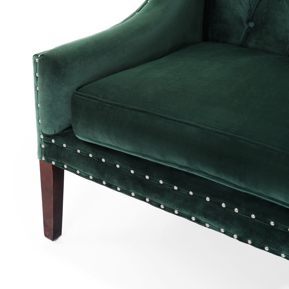 Green sofa set