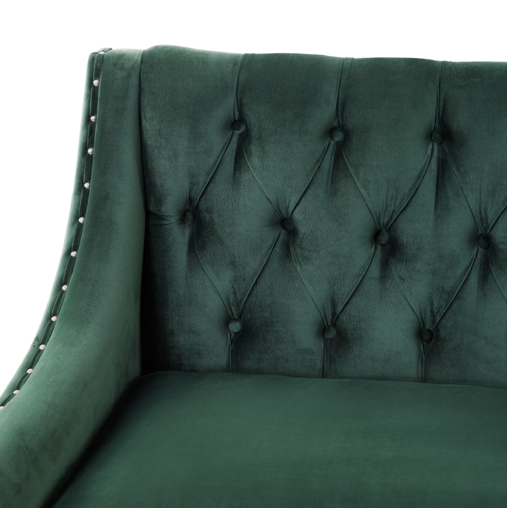 Green sofa set