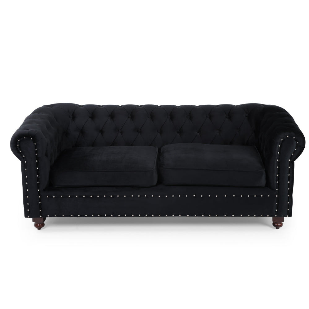 2-full black Seat Sofa
