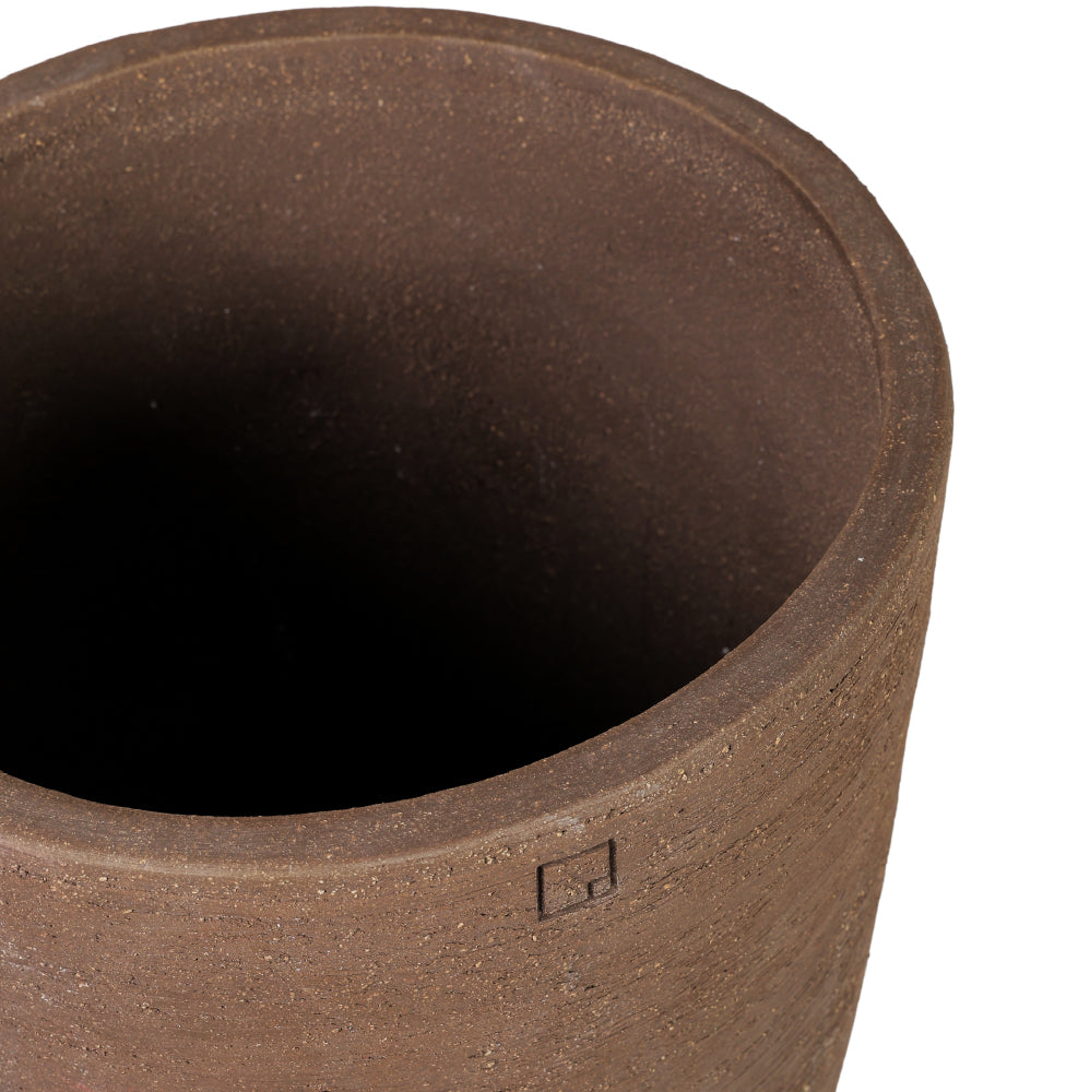 AH90G conic round vase 42x26x90h grey