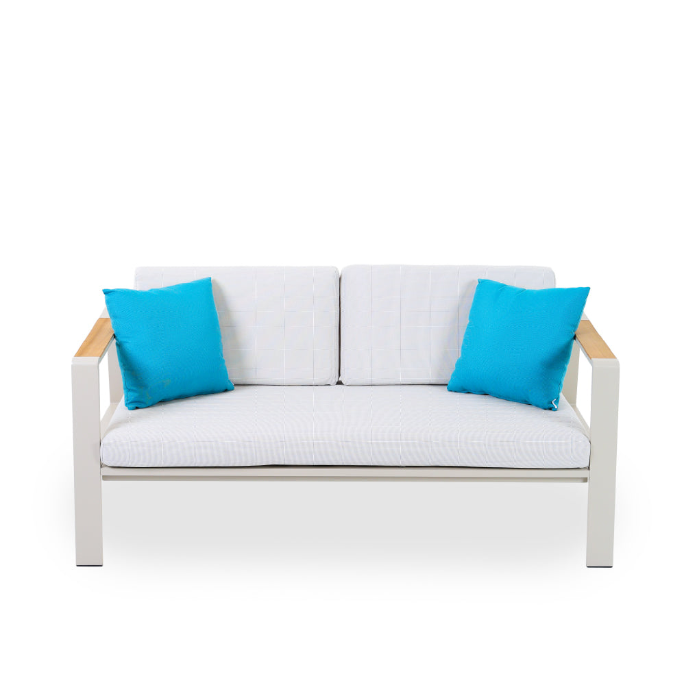 White outdoor sofa set