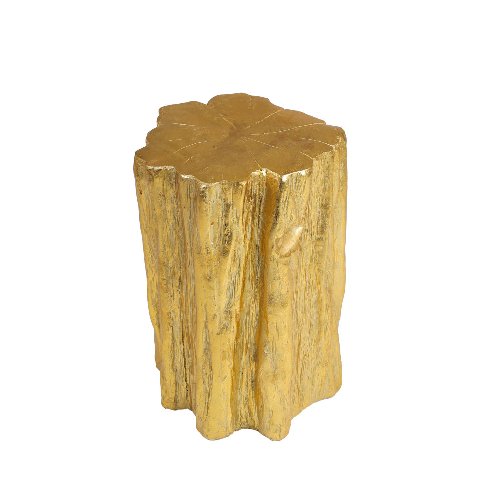 Golden Tree Trunk Stool