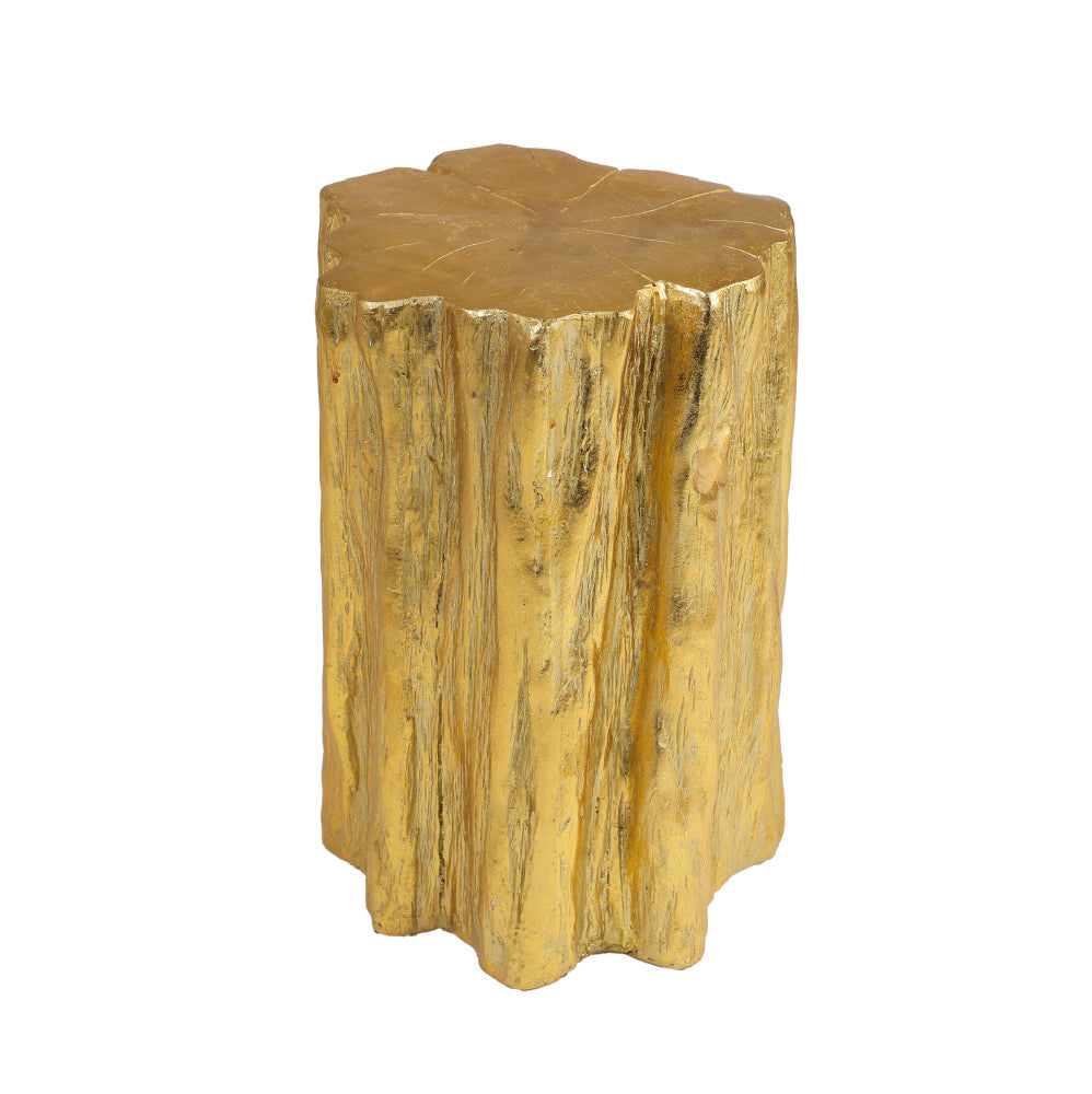 Golden Tree Trunk Stool