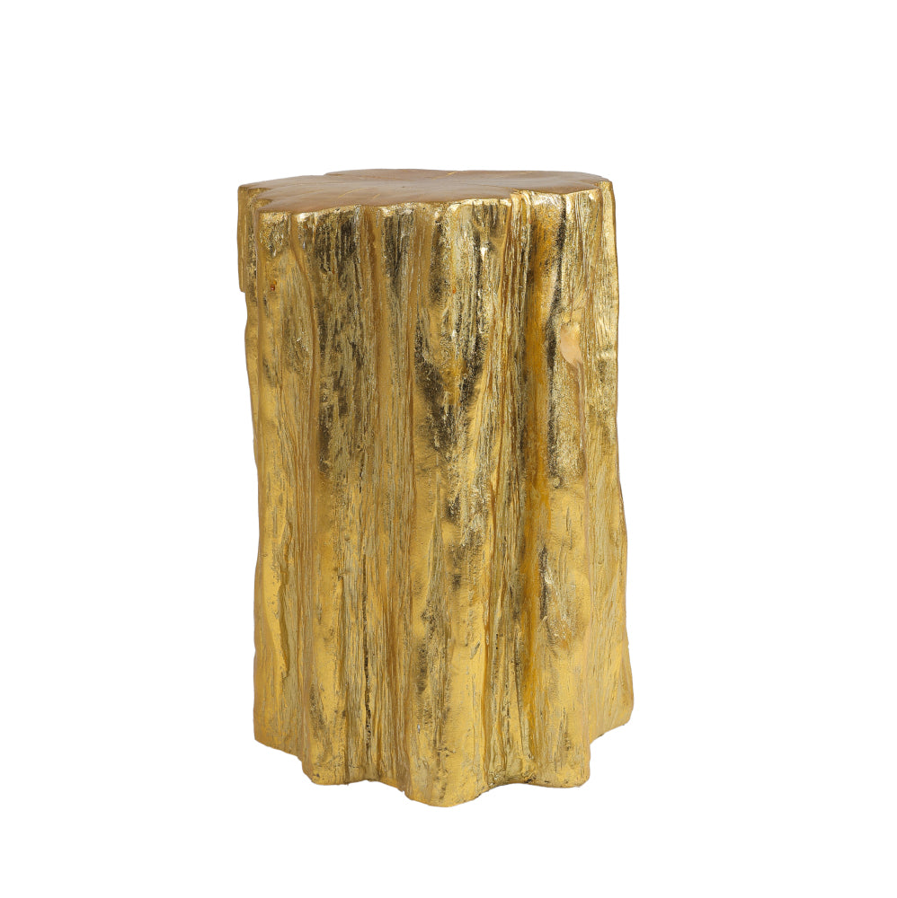 Golden Tree Trunk Stool
