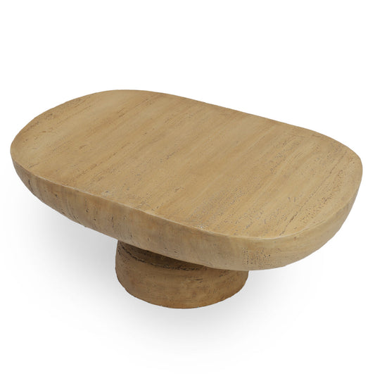 91.4 X 61 X 38.1cm  Cement Table-white