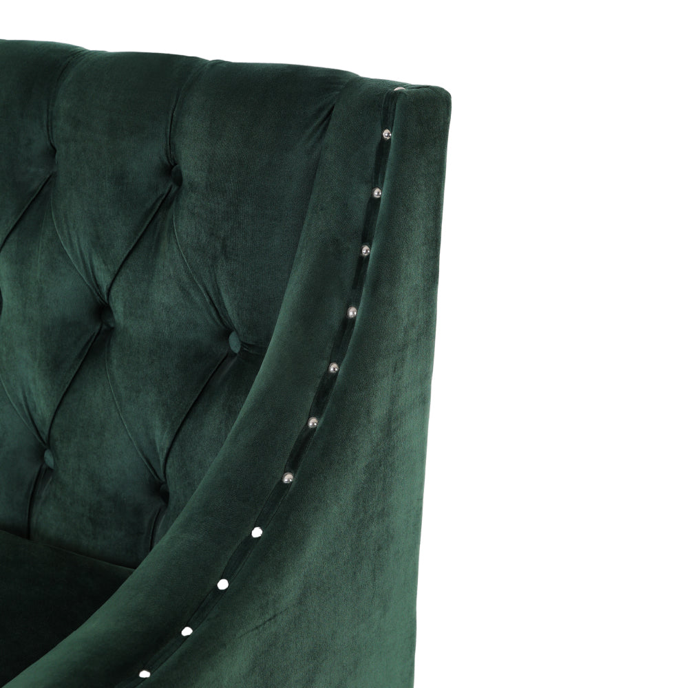Green sofa set