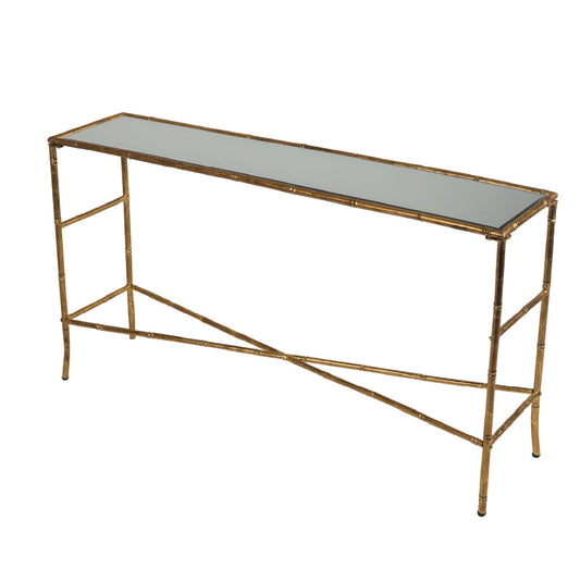 Antique Gold Console Table (cross-legged)