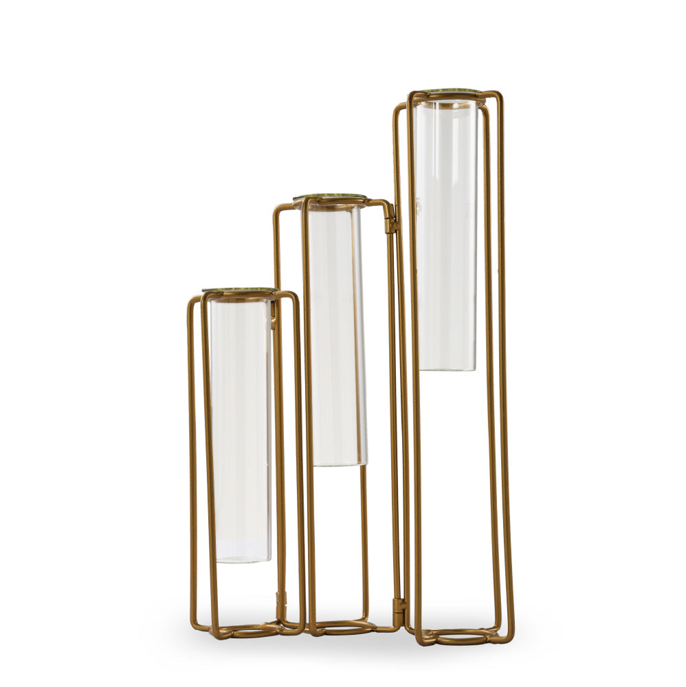 21.5 X 7 X 38.8cm  PEDESTAL BEAKER VASE,OVERSIZED