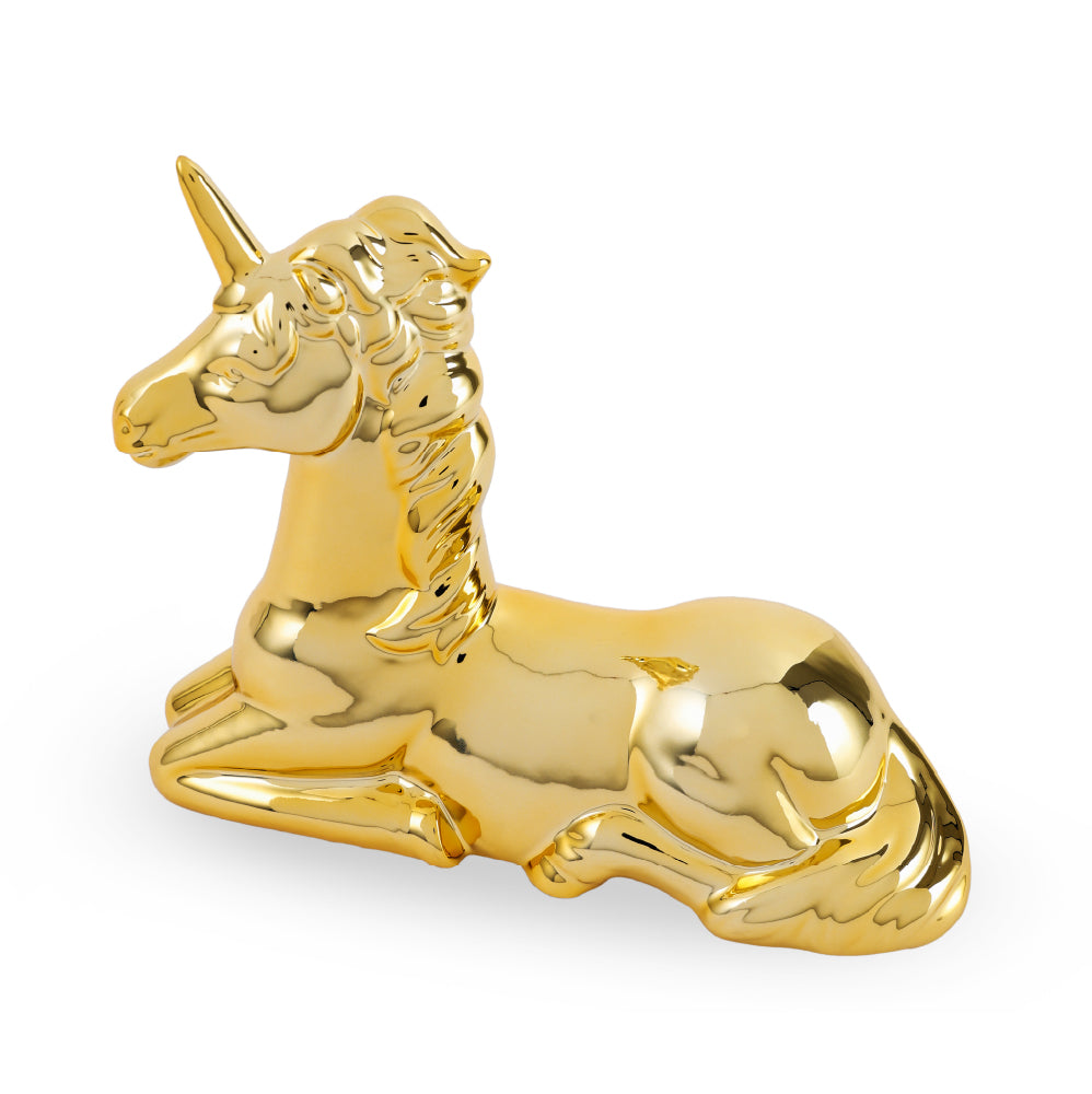 FLORA & FAUNA UNICORN FIGURINE,GOLD