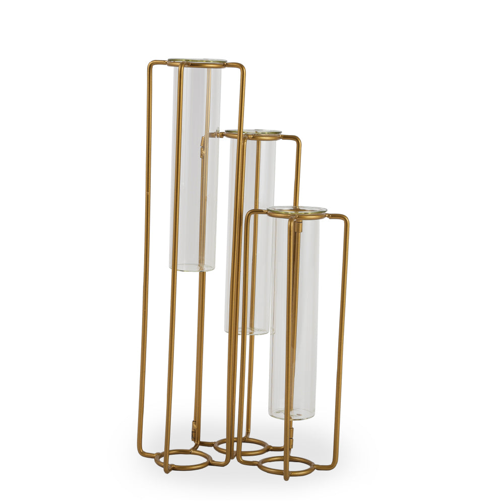 21.5 X 7 X 38.8cm  PEDESTAL BEAKER VASE,OVERSIZED